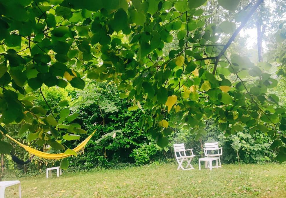 Gîte et jardin en bord de rivière Saumane Esterno foto
