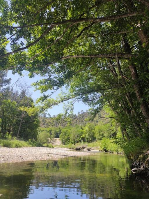 Gîte et jardin en bord de rivière Saumane Esterno foto