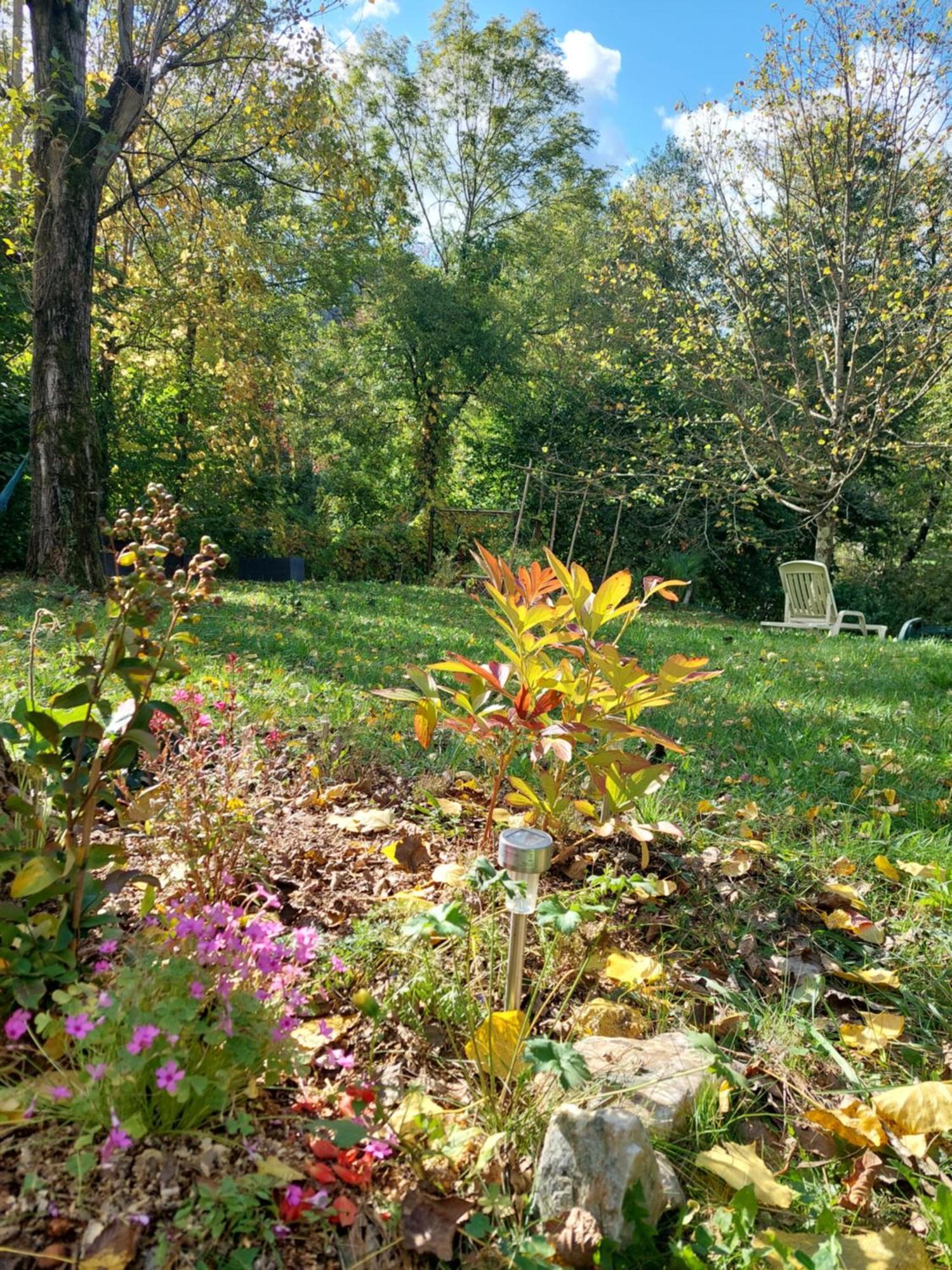 Gîte et jardin en bord de rivière Saumane Esterno foto